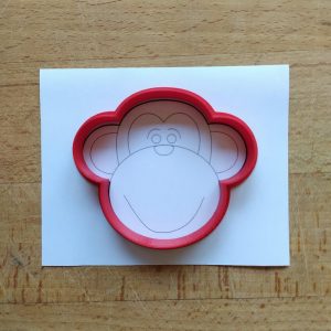 3d stampana modla za keks majmun