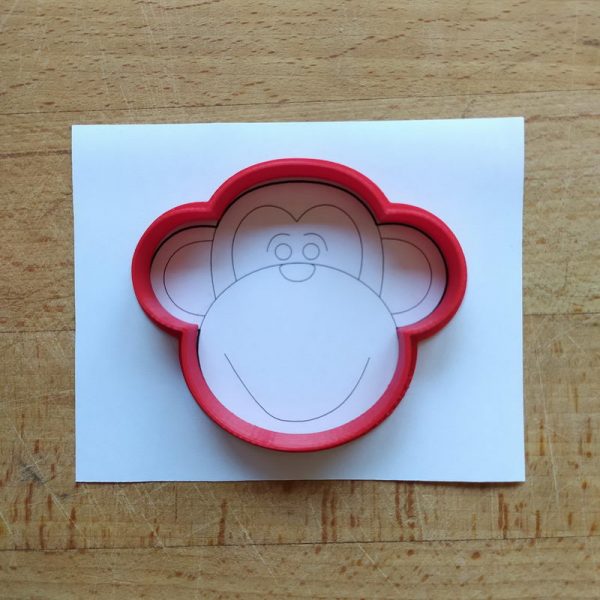 3d stampana modla za keks majmun