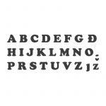 sekaci za fondan slova abeceda