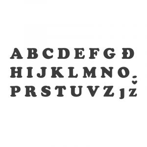 sekaci za fondan slova abeceda