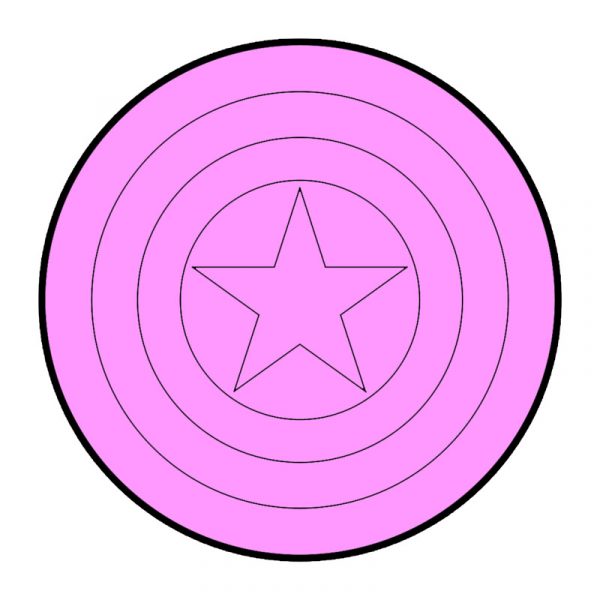 modla za medenjake kapetan amerika