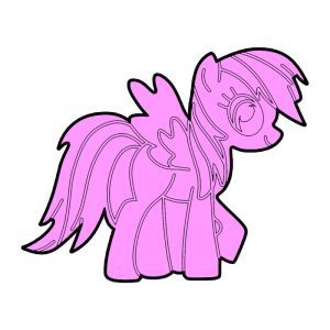 modla za medenjake rainbow dash
