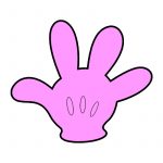 modla za medenjake miki maus rukavica