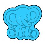 modla za medenjake slon