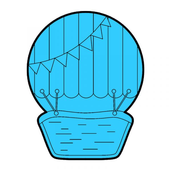 modla za medenjake leteci balon