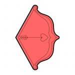 modla za keks luk i strela