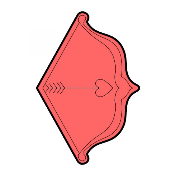 modla za keks luk i strela