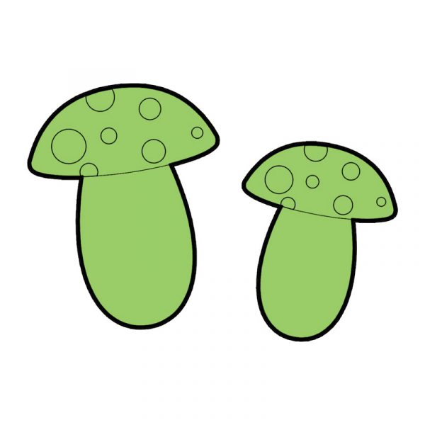 modle za medenjake pecurke