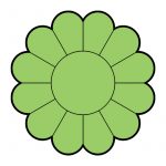 modla za medenjake cvet