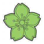 modla za medenjake cvet