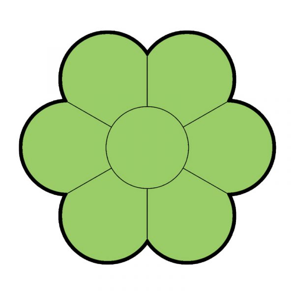 modla za medenjake cvet