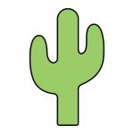 modla za medenjake kaktus