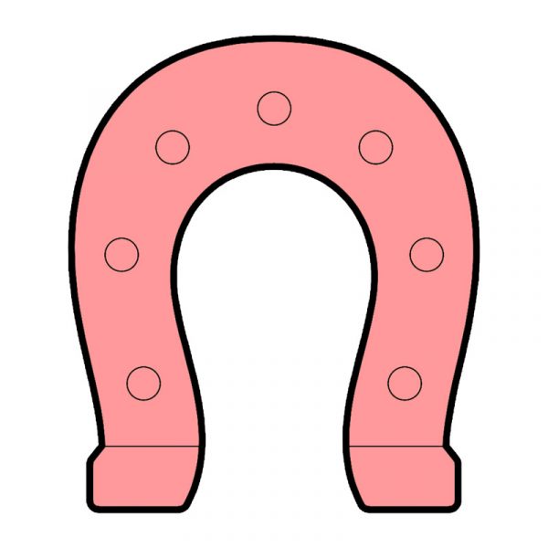 modla za medenjake potkovica