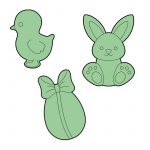 modle za medenjake uskrs set