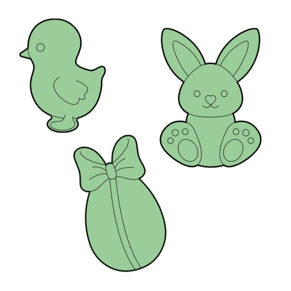 modle za medenjake uskrs set