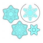 modle za medenjake pahulje