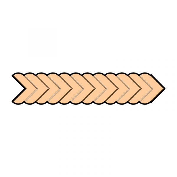 sekac za testo sa utiskivacem bordura