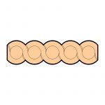 sekac za testo sa utiskivacem bordura