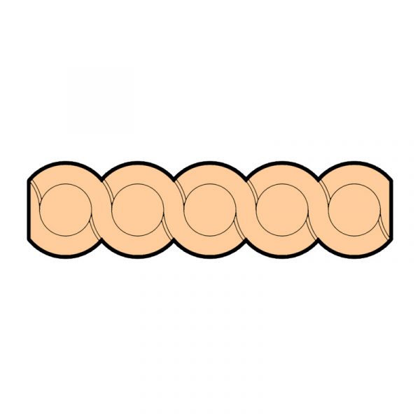 sekac za testo sa utiskivacem bordura