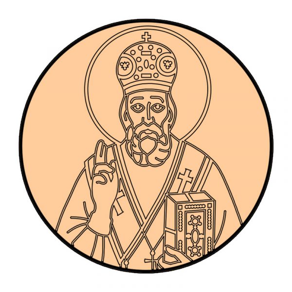 modla sa utiskivacem sveti nikola