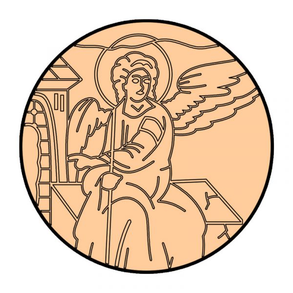 modla beli andjeo sa utiskivacem