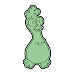 modla za medenjake kokoska