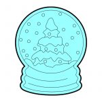 modla za medenjake snezna kugla