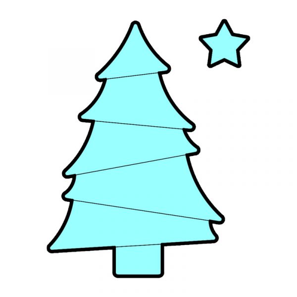 modla za medenjake jelka