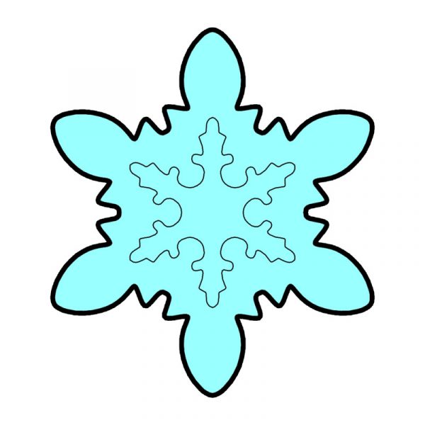 modla za medenjake pahulja