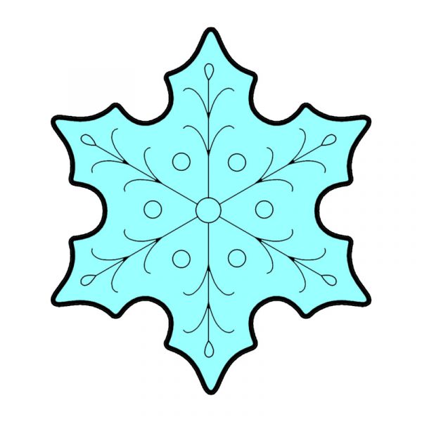 modla za medenjake pahulja