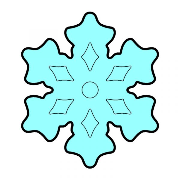 modla za medenjake pahulja