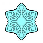 modla za medenjake pahulja