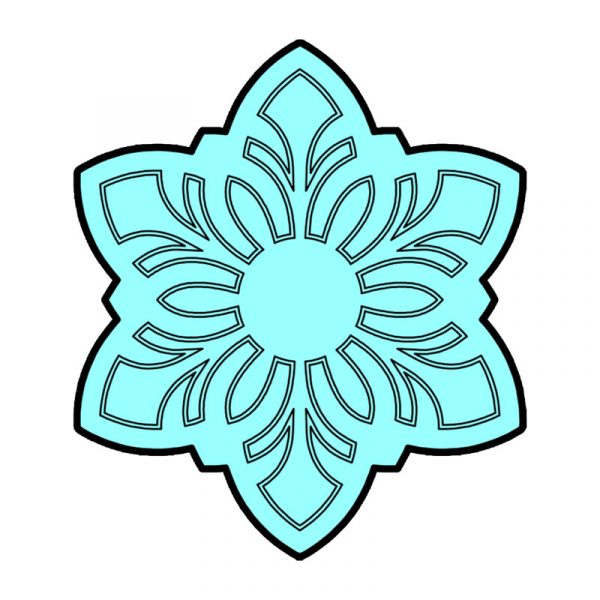 modla za medenjake pahulja