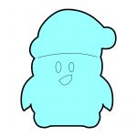 modla za medenjake pingvin