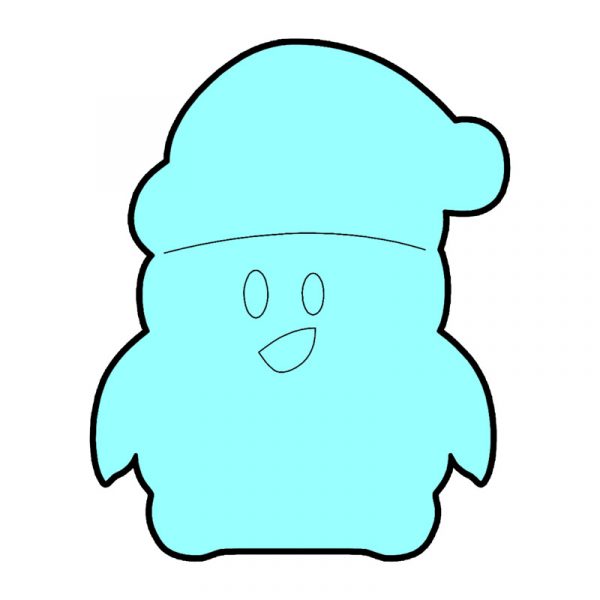 modla za medenjake pingvin