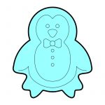 modla za medenjake pingvin