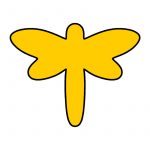 modla za kolace leptir