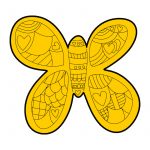 modla za kolace leptir