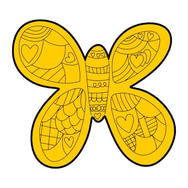 modla za kolace leptir