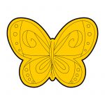 modla za kolace leptir