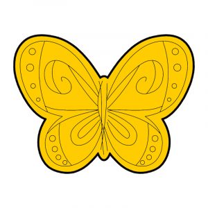 modla za kolace leptir