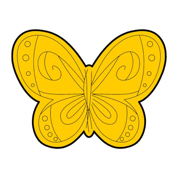 modla za kolace leptir