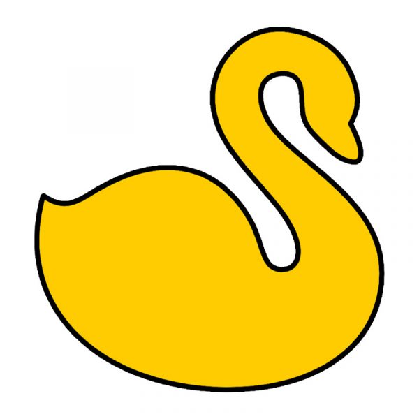 modla za kolace labud