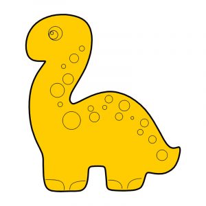 modla za kolace dinosaurus