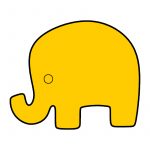 modla za kolace slon