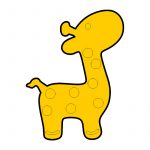 modla za kolace zirafa