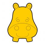 modla za kolače Nilski konj