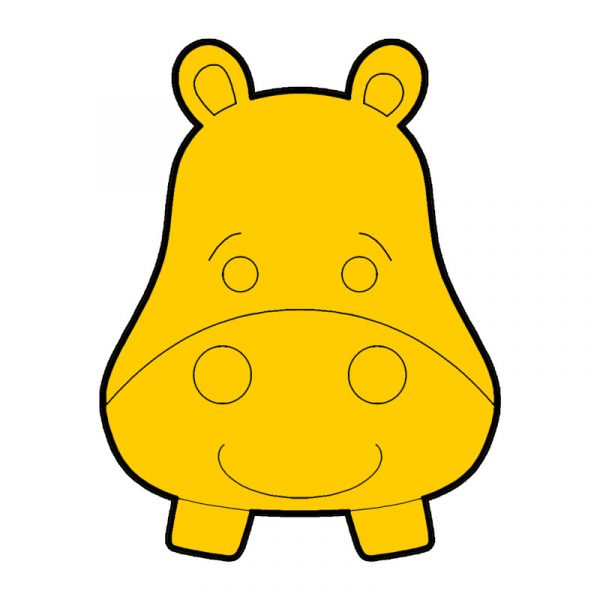 modla za kolače Nilski konj