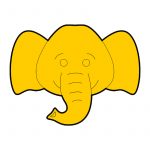 modla za kolače Slon