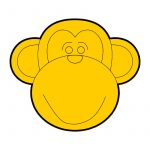 modla za kolače Majmun